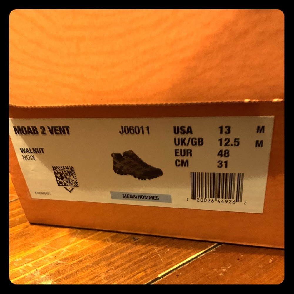 Brand New Merrell Vent